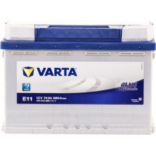 Varta Akumulators VARTA E11, 12V, 74Ah, 680A,  278x175x190mm - gab