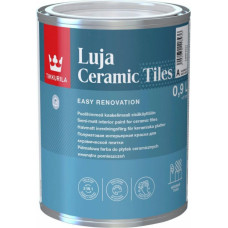 Tikkurila Krāsa flīzēm Tikkurila Luja Ceramic Tiles Pusmatēta A-Bāze 0.9L - gab