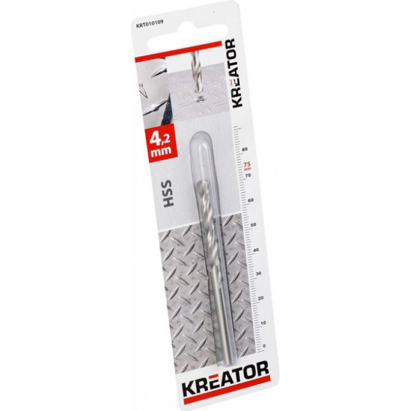 Kreator HSS urbis metālam Kreator 4.2x75 mm, KRT010109 - gab