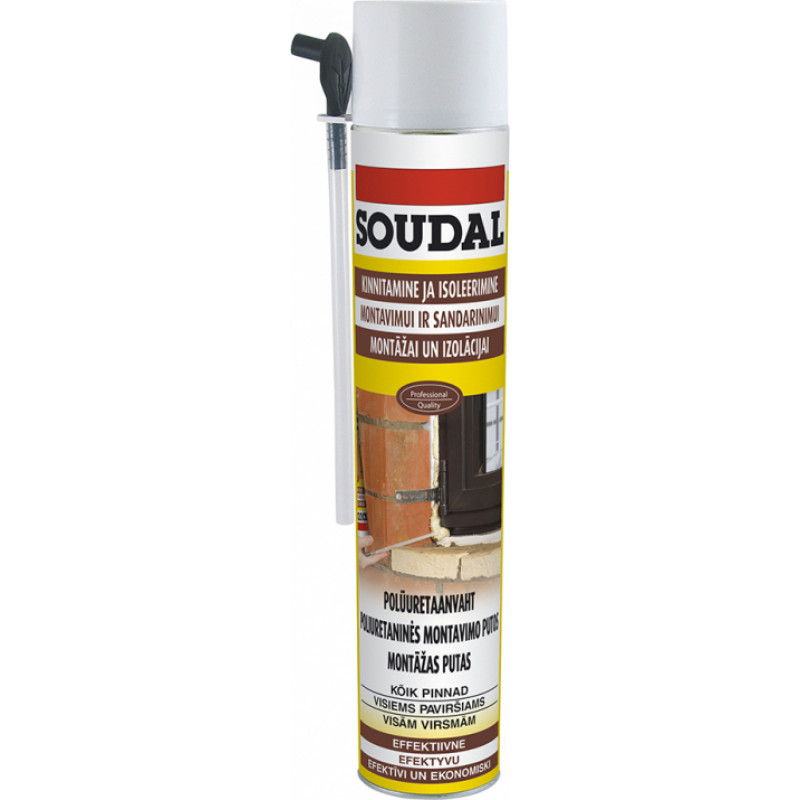 Soudal Vasaras montāzas putas SOUDAL Soudafoam DIY summer 750 ml - gab