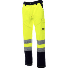 Payper Darba bikses PAYPER CHARTER Hi-Vis, dzeltenas/tumši zilas, XXXL izmērs - gab