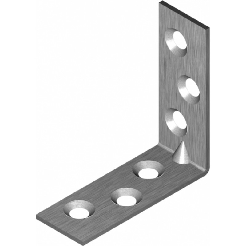 Arras Leņķis ar ribu Arras 72501, 2mm, 30x30x15mm - gab