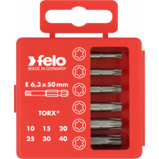 Felo Uzgaļu komplekts FELO Bit Box (TORX 50mm) 6 gab. - gab.