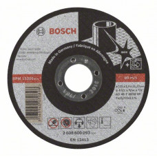 Bosch Griešanas ripa Bosch, 115x22x2 mm, nerūsējošam tēraudam - gab