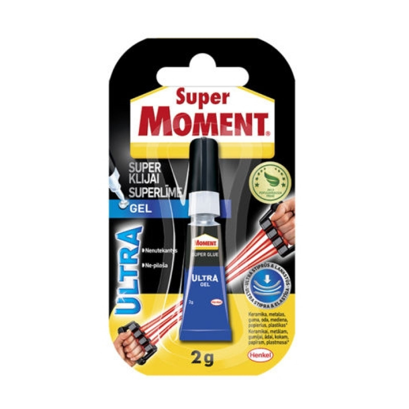 Henkel Superlīme Henkel Super Moment Gel, 2g - gab