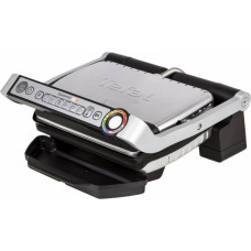 Tefal Elektriskais grils Tefal Opti Grill GC712D34, 2000W, tērauds/melns - gab.