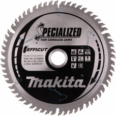 Makita Zāģripa kokam MAKITA EFFICUT 165x20 mm, T60, B-69858 - gab