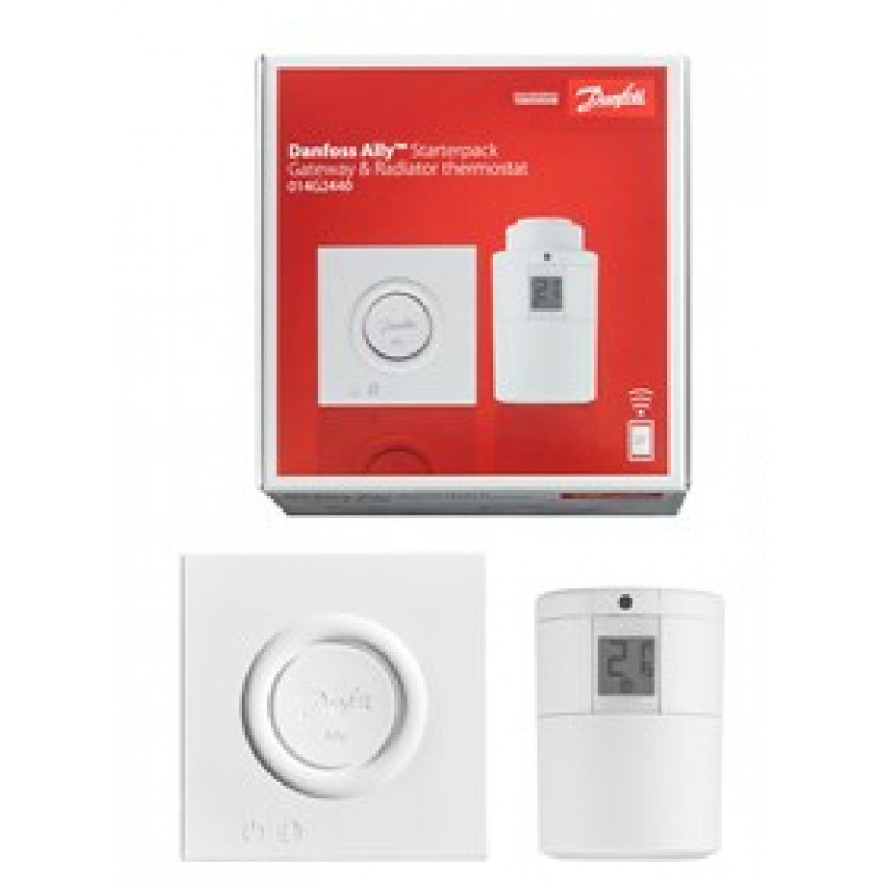 Danfoss komplekts Danfoss AllyTM (centrālais bloks + radiatora termostats)