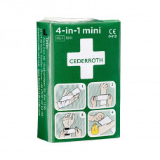 Cederroth Pirmās palīdzības prece, 4-in-1 neliels pārsējs brūcēm 6cm x 3m, Cederroth