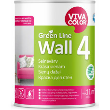 Vivacolor Wall 4 A Sienas krāsa, pilnīgi matēta 0.9L