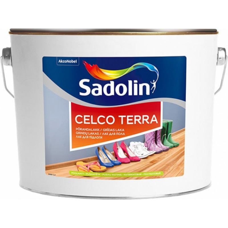 Sadolin Celco Terra Pusmatēta laka koka grīdai 10L