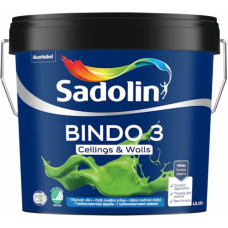 Sadolin Bindo 3 Dziļi matēta krāsa sienām un griestiem BW 4.5L