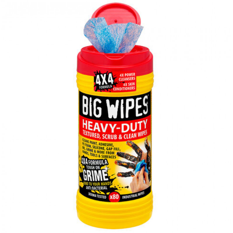 Big Wipes Heavy Duty Mitrās salvetes, 80gab