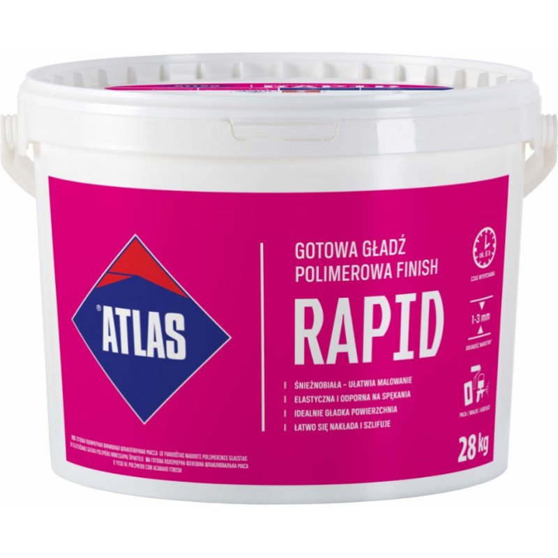 Atlas Rapid gatava špaktelēšanas masa, 28kg