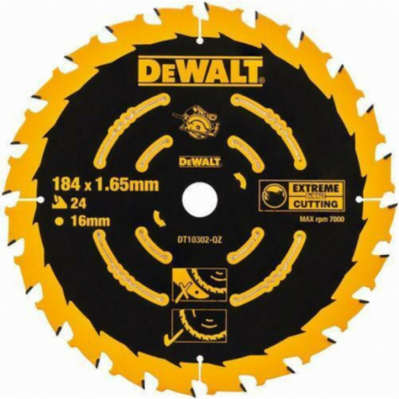 Dewalt Zāģripa ELITE 184x16mm, 24T