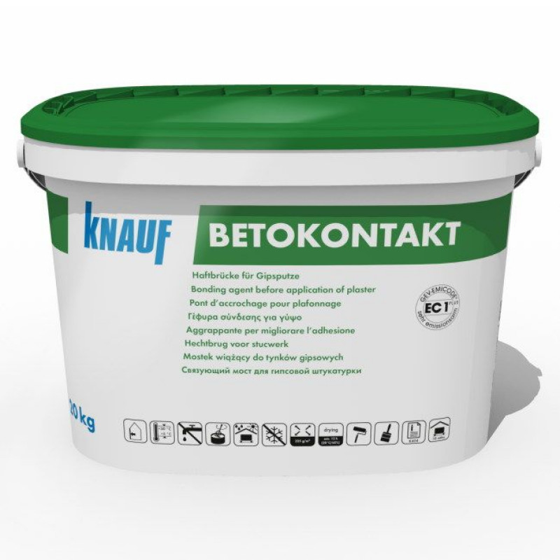 Knauf Betokontakt grunts blīvām neuzsūcošām virsmām, 22kg