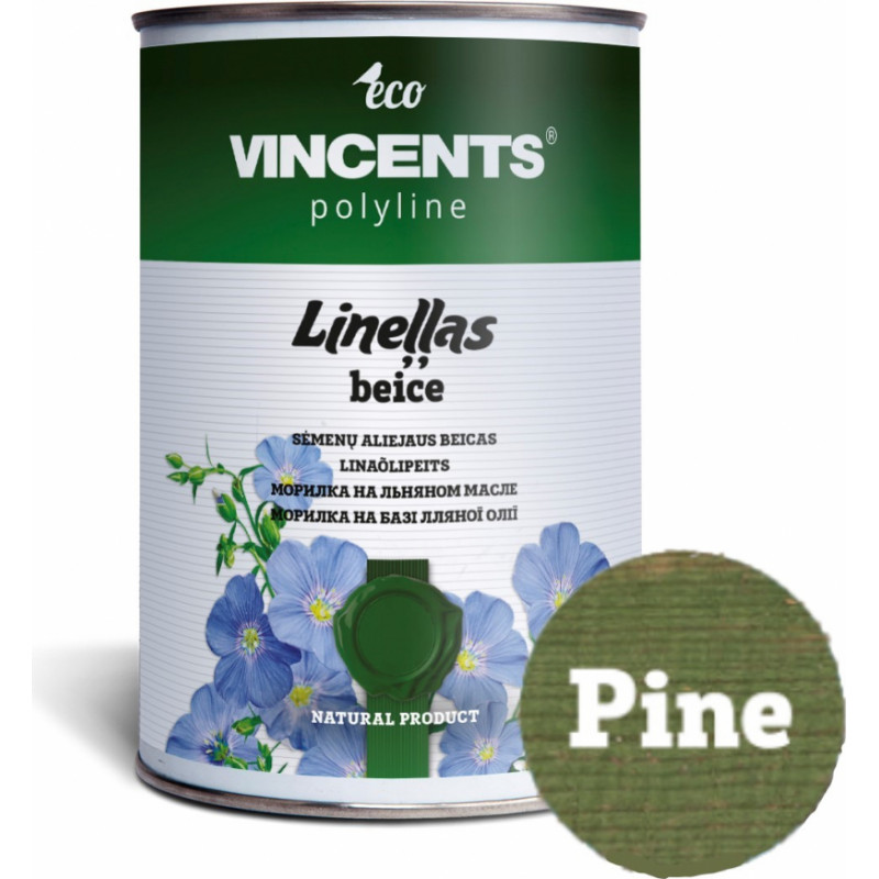 Vincents Polyline Lineļļas beice Pine 1L