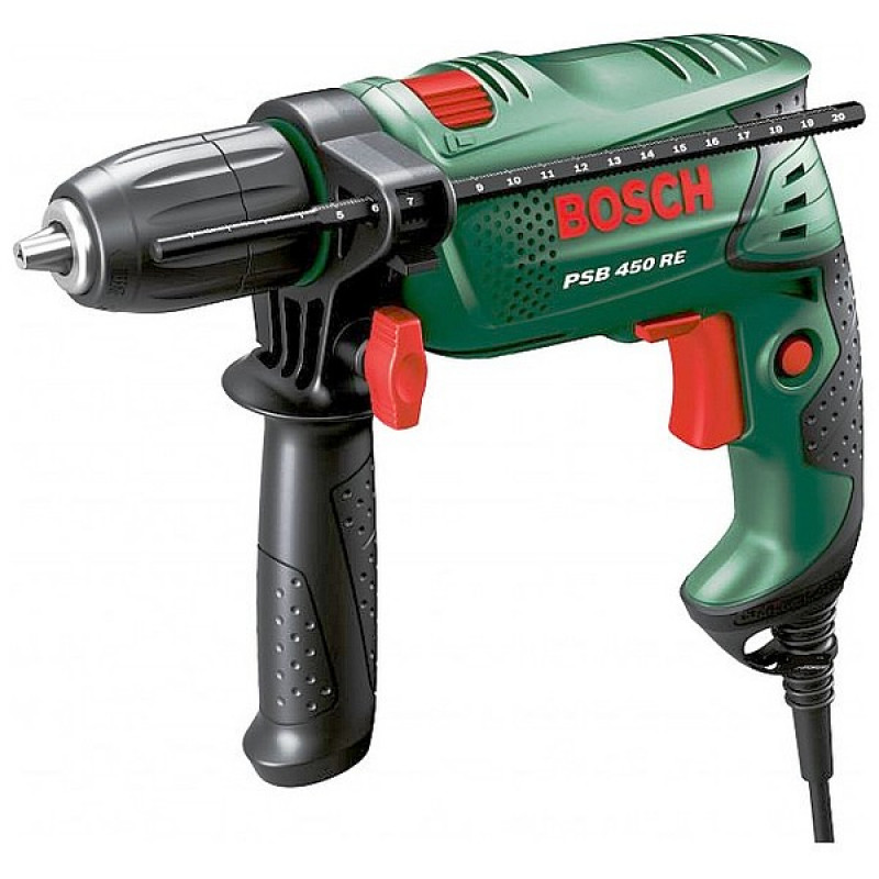 Bosch PSB 450 RE Triecienurbjmašīna - gab.