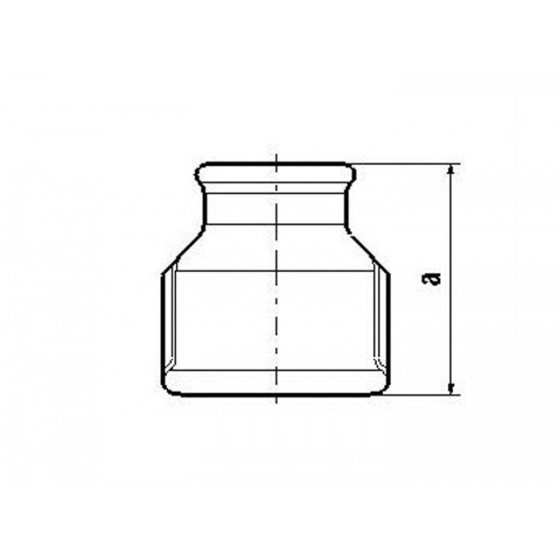 Livarna Titan Vītņu redukcijas uzmava ķeta 1/2x3/8