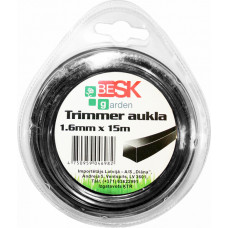 Besk Trimmera aukla 1.6mm*15m kvadr.