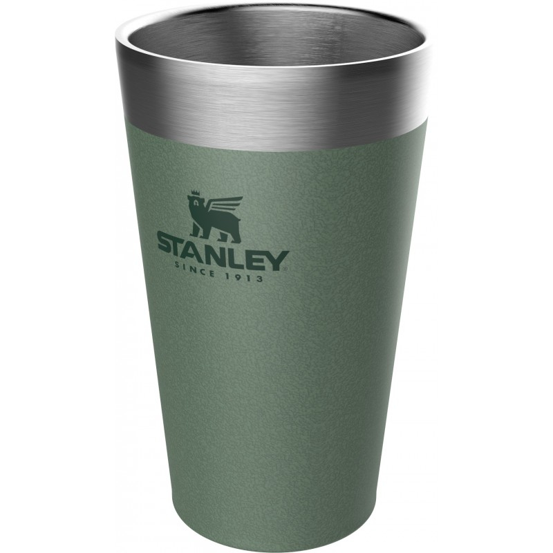 Stanley Alus krūze STANLEY Adventure The Stacking Beer Pint 2802282057, 0.47L, zaļa - gab.