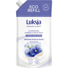 Luksja Šķidrās ziepes Luksja Linseed&Rice Milk Refill 400 ml - gab