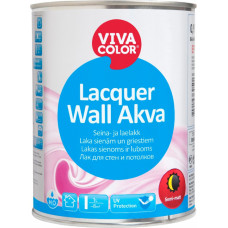 Vivacolor Laka koka sienām Vivacolor Lacquer Wall Akva Pusmatēta EP-bāze 0.9L - gab