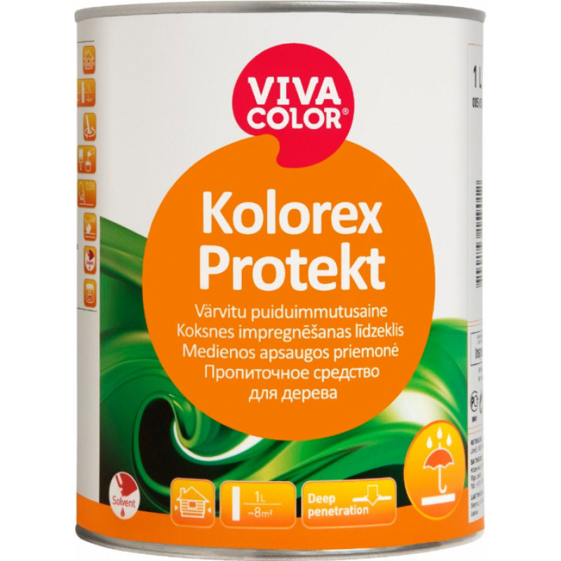 Vivacolor Impregnēšanas līdzeklis Vivacolor Kolorex Protekt 1L - gab