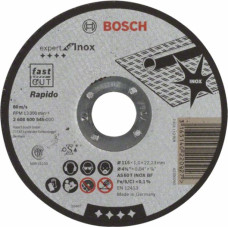 Bosch Griešanas disks metālam Bosch Expert for INOX AS 60 T INOX BF 115x22.23 mm - gab