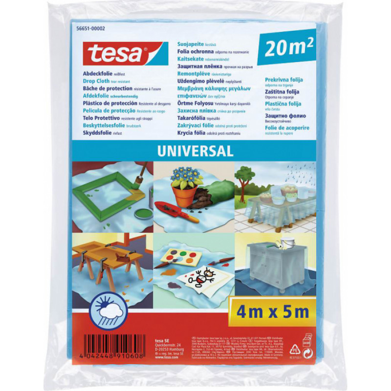 Tesa Nosegplēve Tesa 56651 Universal 4 m x 5 m - gab