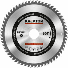 Kreator Zāģripa kokam Kreator D200x30x2.2 mm, 60T, KRT020419 - gab