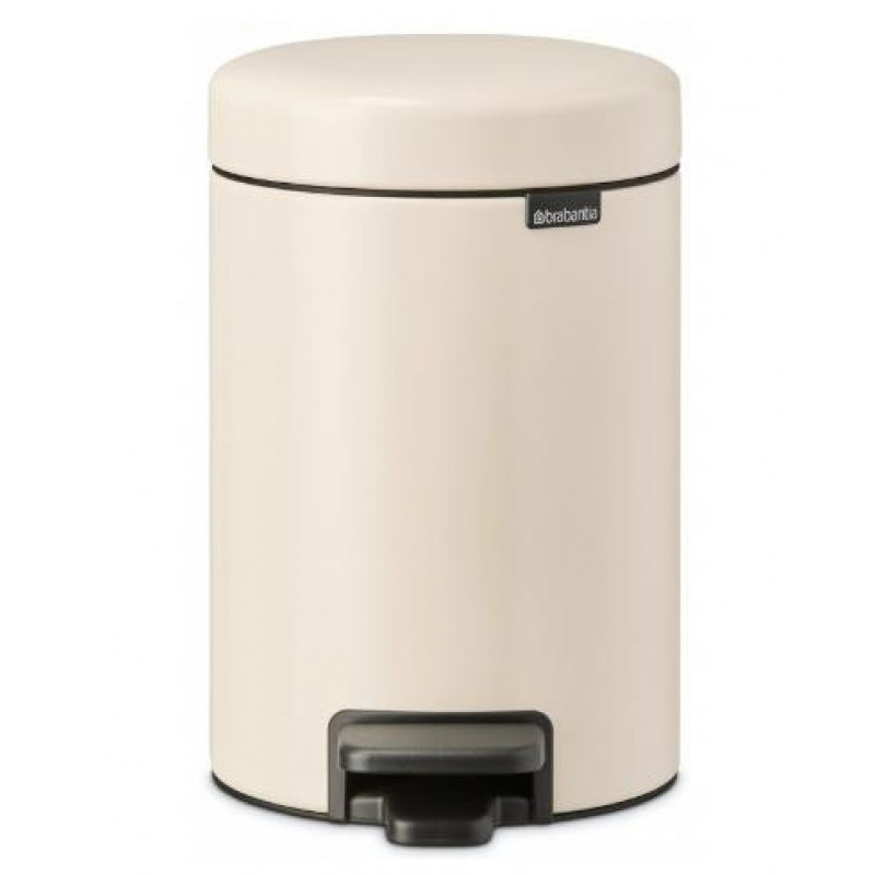 Brabantia atkritumu tvertne ar pedāli NewIcon, 3l, soft beige