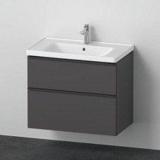 Duravit izlietnes un skapīša komplekts D-Neo, 800x480mm, matt graphite