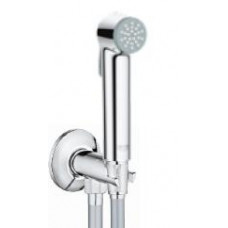 Grohe bidetta Trigger Spray 30 I, ar noslēdzošo ventili un izvadu no sienas, 1250 mm, hroms