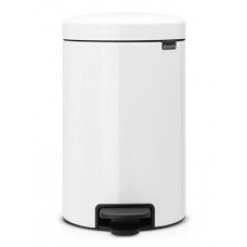 Brabantia atkritumu tvertne ar pedāli NewIcon, 20l, balta