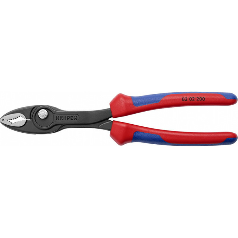 Knipex Satvērējstangas TwinGrip, D22mm, 200mm, komforta rokturi, Knipex