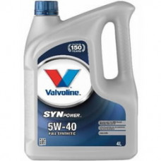 Valvoline Motoreļļa Synpower 5W40 4L, Valvoline