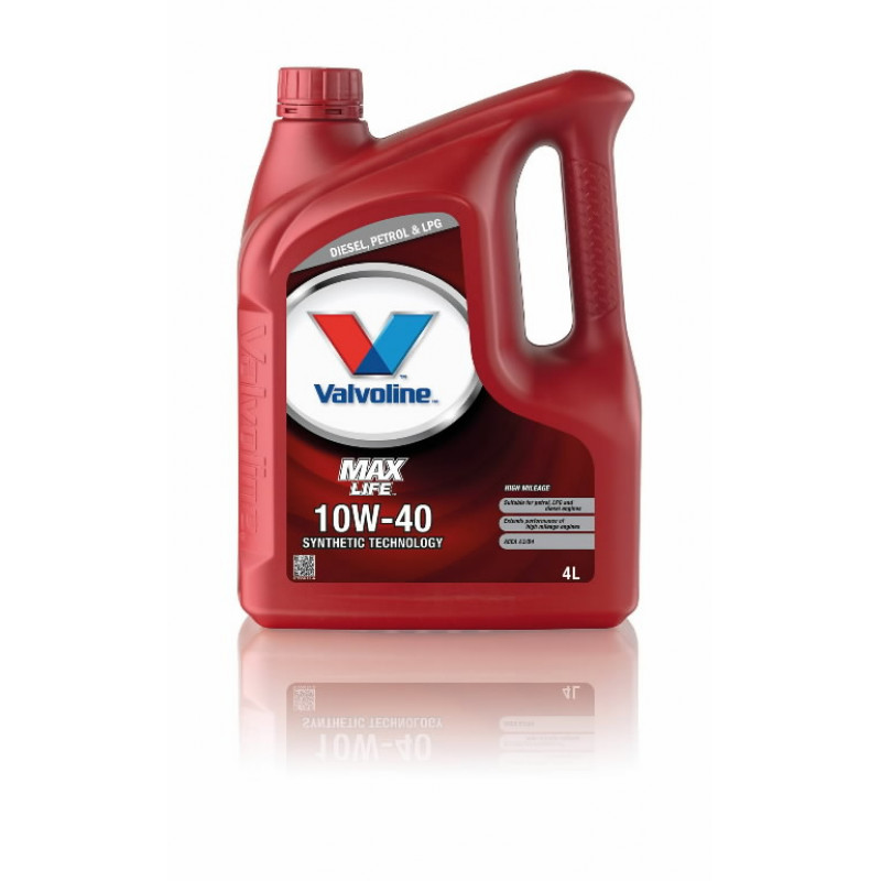 Valvoline Motoreļļa Maxlife 10W40 4L, Valvoline