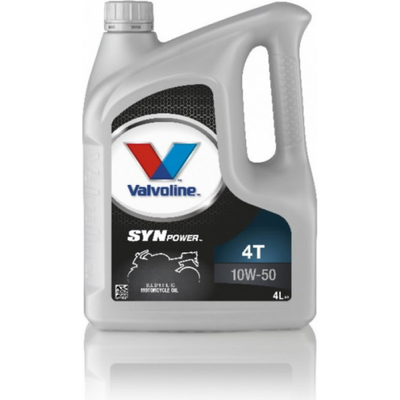 Valvoline Motoreļļa 4T Synpower 10W50 4L, Valvoline