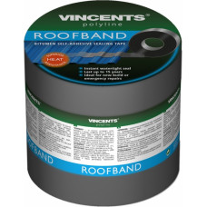 Vincents Polyline Roofband Bitumena blīvējoša lente Pelēka 7,5cm x 3m