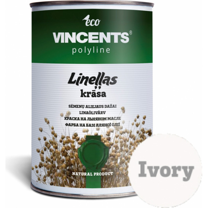 Vincents Polyline Lineļļas krāsa Ivory 3L