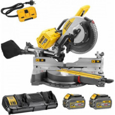 Dewalt Akumulatora Leņķzāģis 2x54V XR, Flexvolt, 305mm (+2x6.0Ah, lādētājs) DHS780T2A-QW