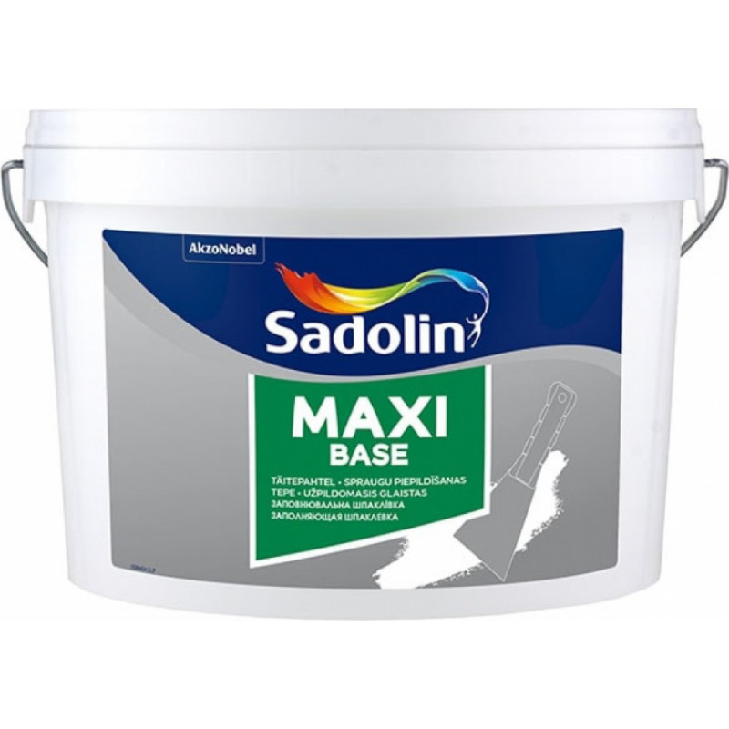 Sadolin Maxi Base gatava pamatvirsmas špaktelēšanas tepe, pelēka, 2.5L