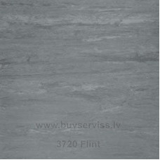 - Polyflor Flint 3720 2m plat., 2.00mm aizsargslānis, linolejs PVC Pelēcīgs (garums cm)