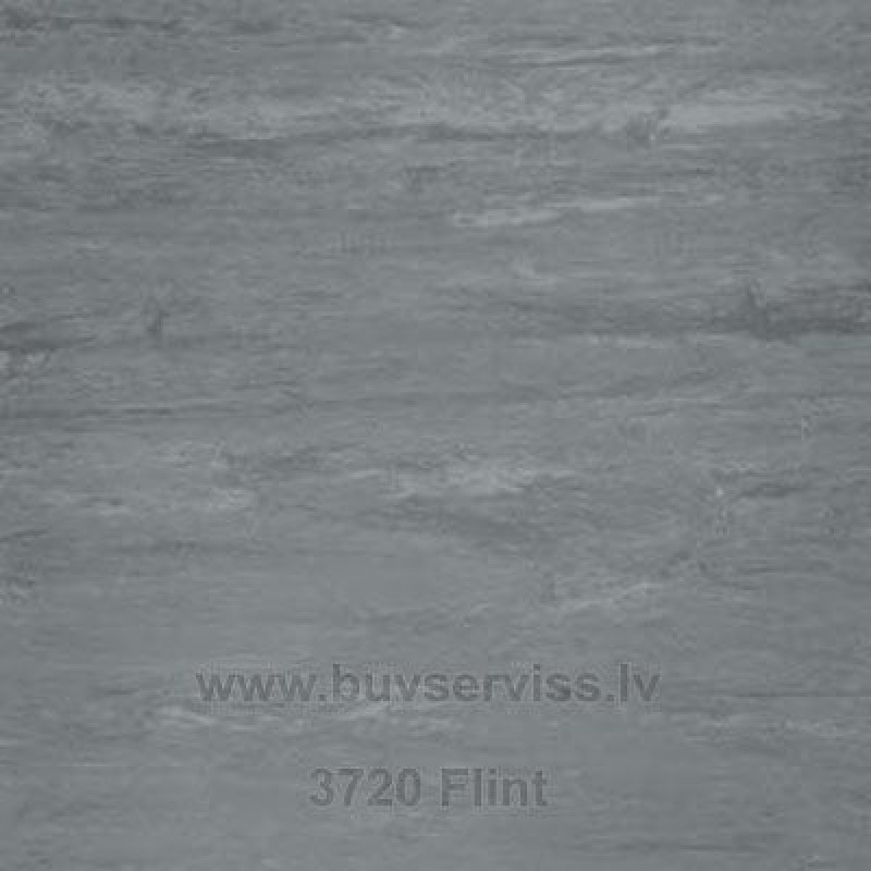 - Polyflor Flint 3720 2m plat., 2.00mm aizsargslānis, linolejs PVC Pelēcīgs (garums cm)