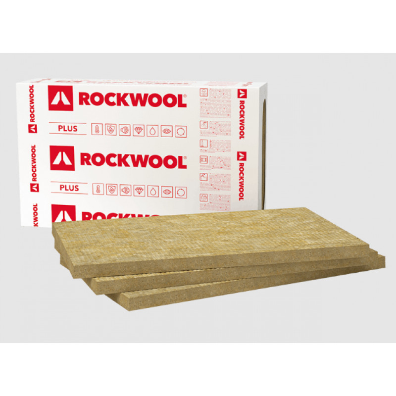 Rockwool Steprock Plus Ugunsdrošas grīdas akmens vates plāksnes 30x600x1000mm, palete 96m2