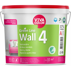 Vivacolor Wall 4 A Sienas krāsa, pilnīgi matēta 2.7L