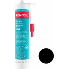 Penosil Neutral Sanitary Silicone 350 / 350c Neitrāls sanitārais silikona hermētiķis 280ml, melns