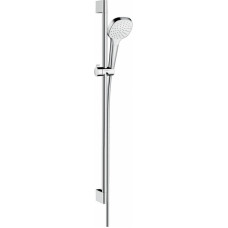 Hansgrohe Croma Select E 1jet EcoSmart 9l/min/Unica'Croma 0.90m dušas komplekts, balts/hroms - gab.