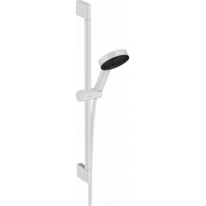 Hansgrohe Pulsify Select 105 3jet Relaxation rokas dušas komplekts 650mm, matēts balts - gab.